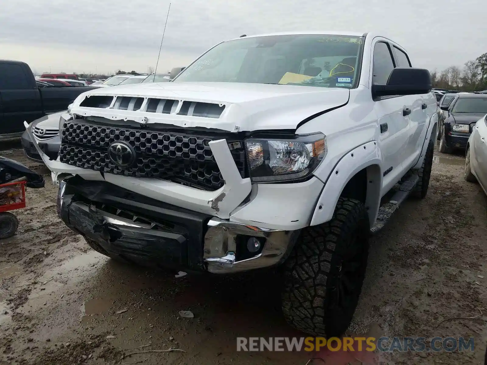 2 Photograph of a damaged car 5TFDY5F12KX782044 TOYOTA TUNDRA 2019