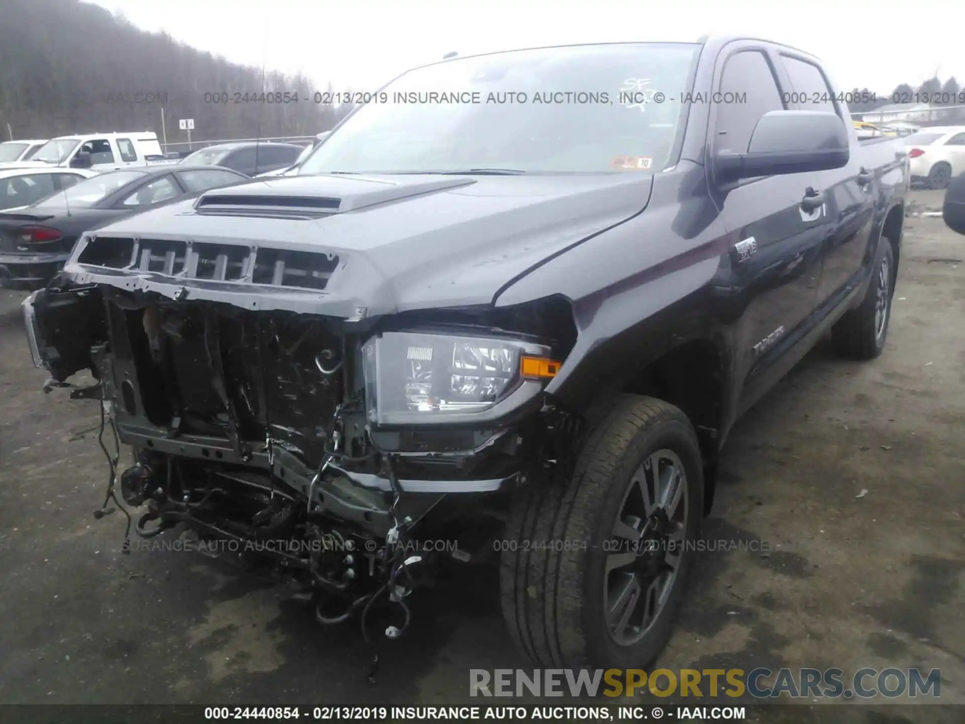 2 Photograph of a damaged car 5TFDY5F12KX783730 TOYOTA TUNDRA 2019