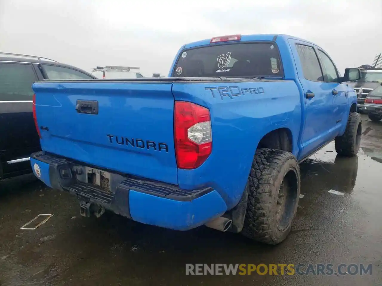 4 Фотография поврежденного автомобиля 5TFDY5F12KX792850 TOYOTA TUNDRA 2019