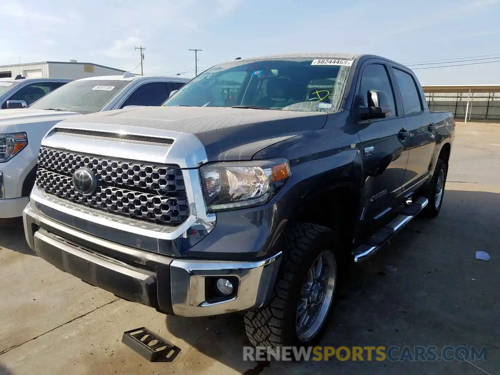 2 Photograph of a damaged car 5TFDY5F12KX825572 TOYOTA TUNDRA 2019