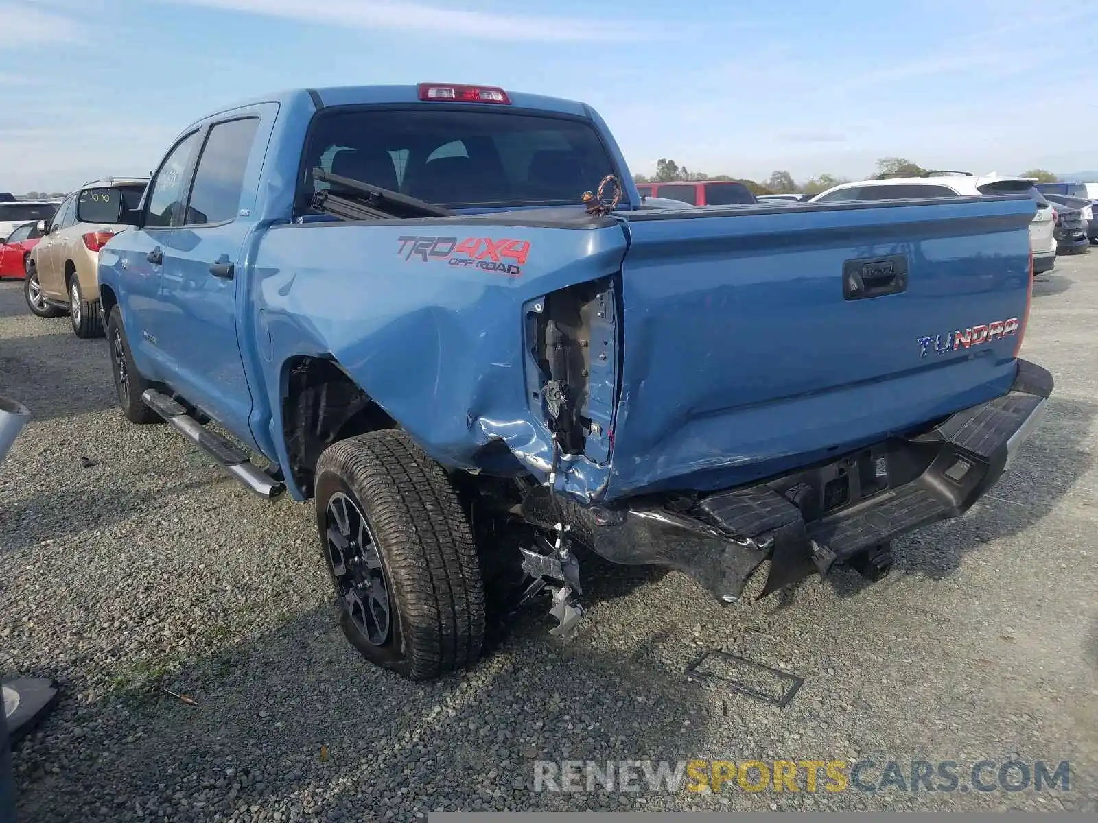 3 Photograph of a damaged car 5TFDY5F12KX842579 TOYOTA TUNDRA 2019