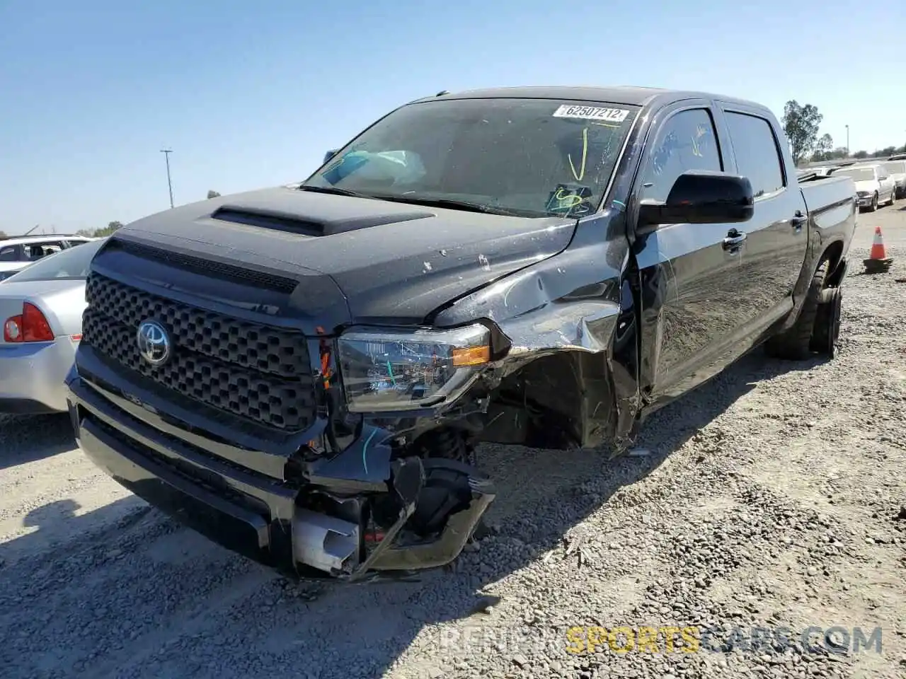 2 Photograph of a damaged car 5TFDY5F12KX853940 TOYOTA TUNDRA 2019