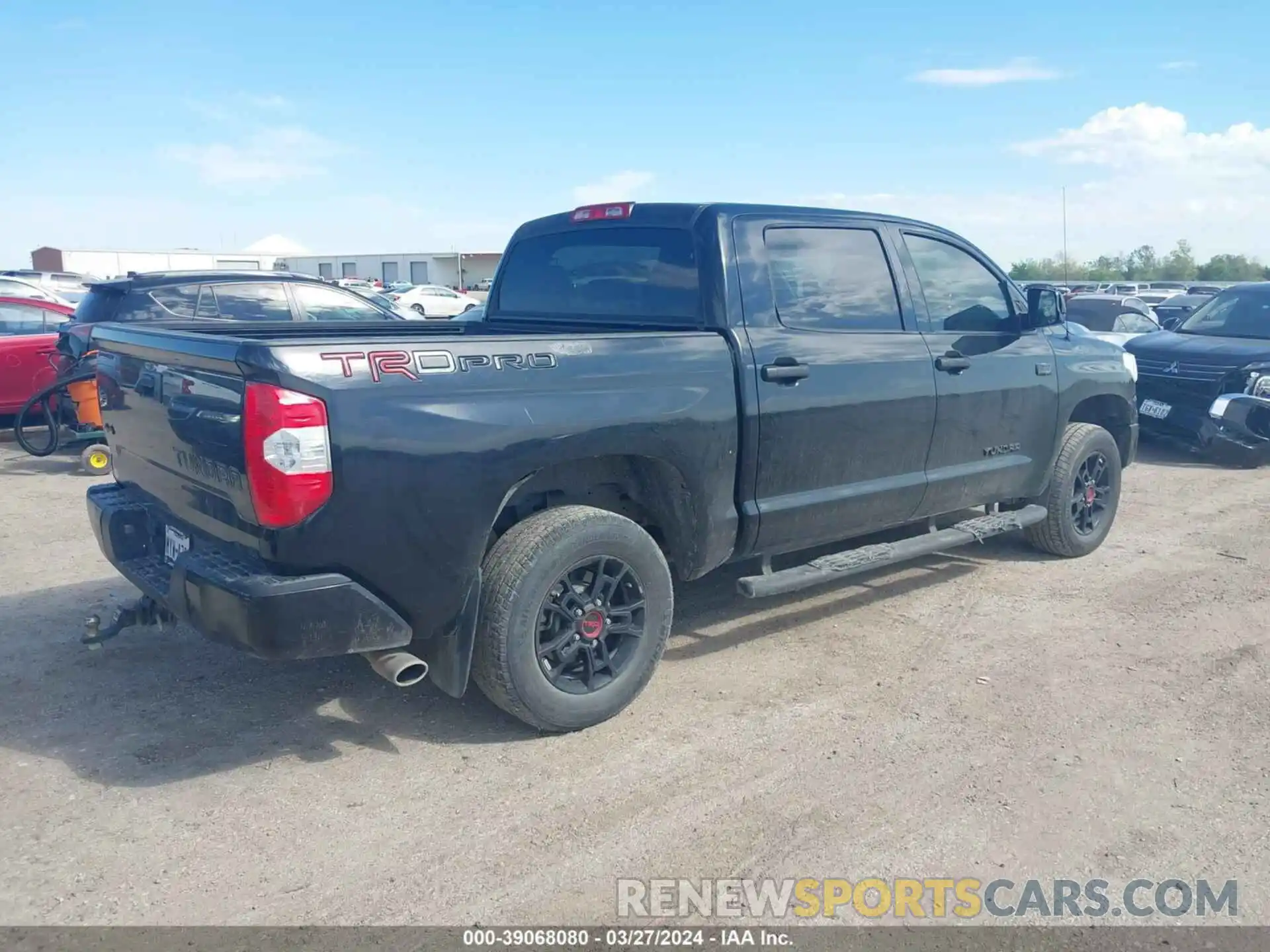 4 Фотография поврежденного автомобиля 5TFDY5F12KX859477 TOYOTA TUNDRA 2019