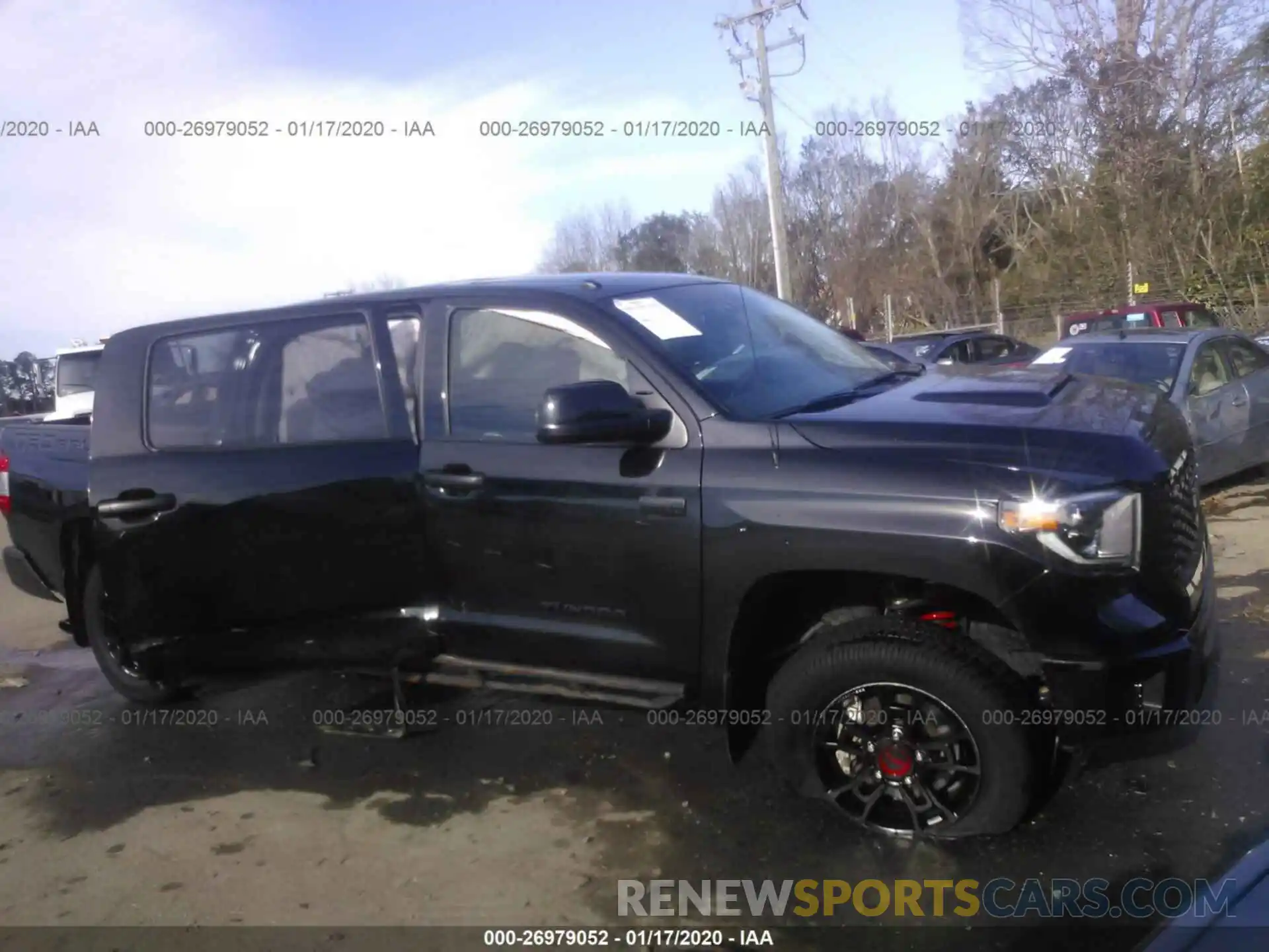 1 Photograph of a damaged car 5TFDY5F13KX793845 TOYOTA TUNDRA 2019