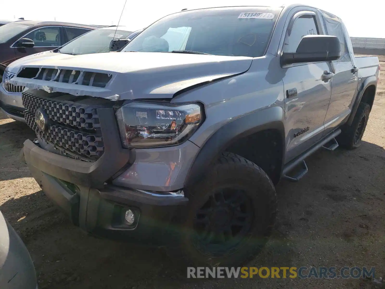 2 Photograph of a damaged car 5TFDY5F13KX794736 TOYOTA TUNDRA 2019