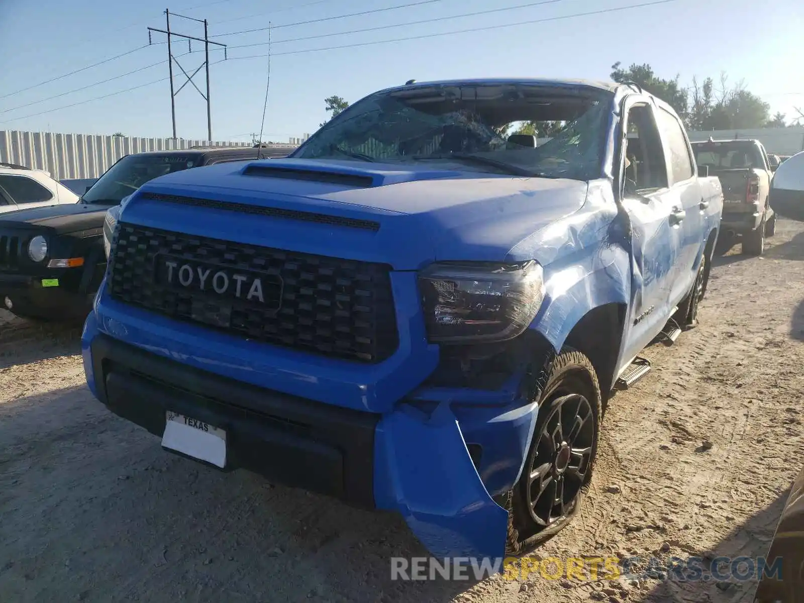 2 Фотография поврежденного автомобиля 5TFDY5F13KX794834 TOYOTA TUNDRA 2019