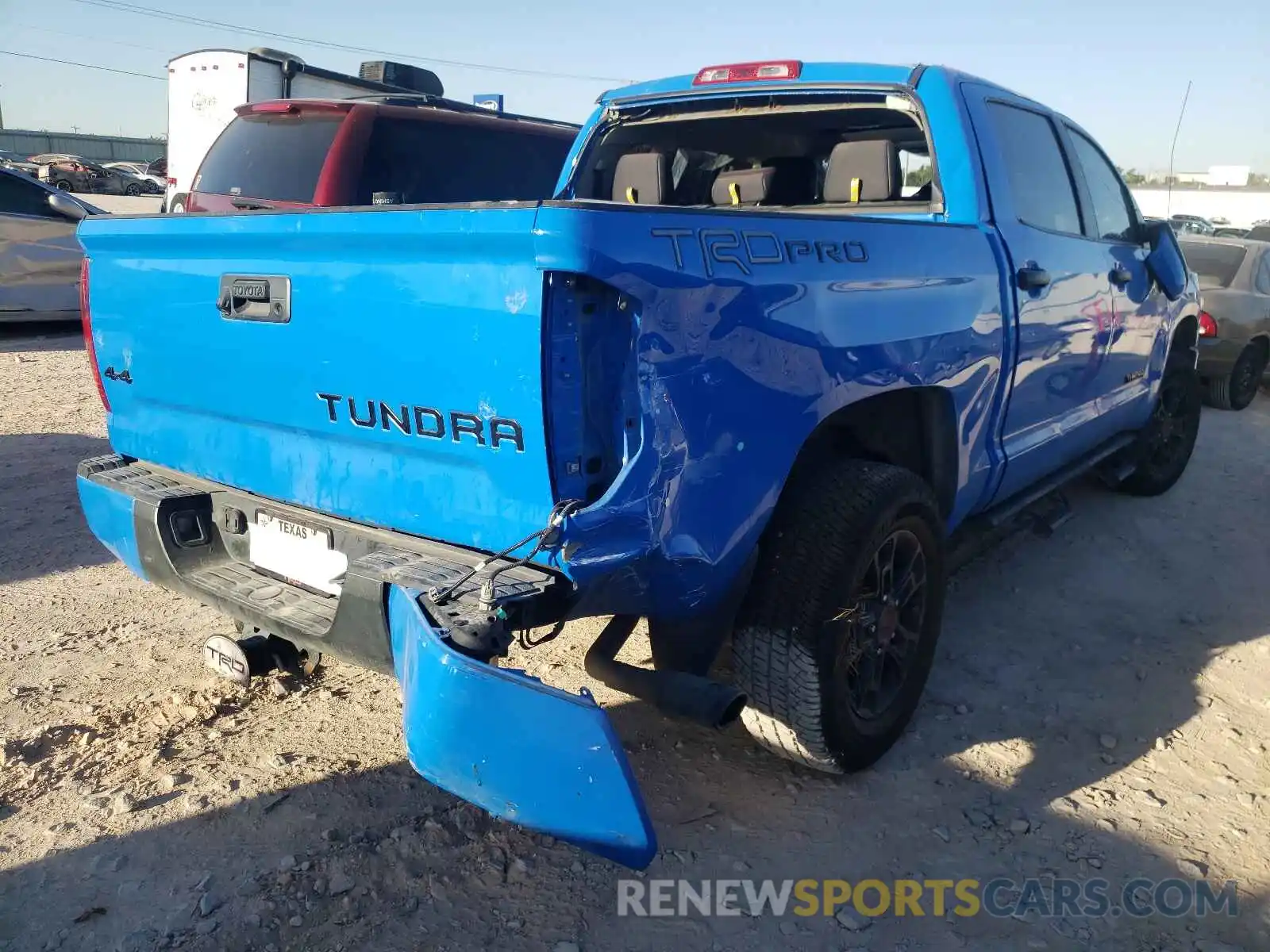 4 Photograph of a damaged car 5TFDY5F13KX794834 TOYOTA TUNDRA 2019