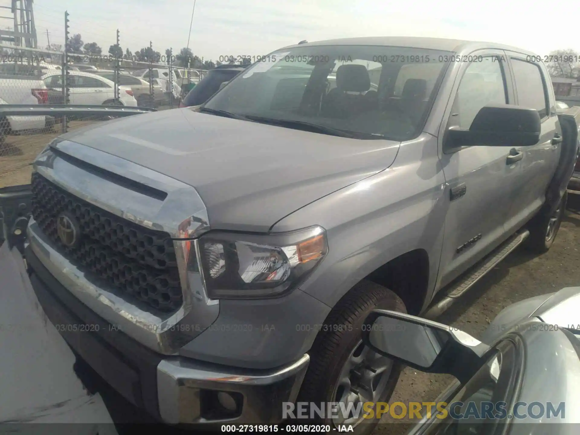 2 Photograph of a damaged car 5TFDY5F13KX811695 TOYOTA TUNDRA 2019