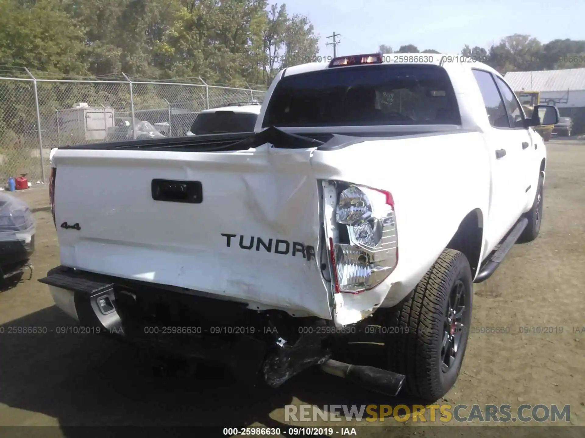 4 Photograph of a damaged car 5TFDY5F13KX837861 TOYOTA TUNDRA 2019