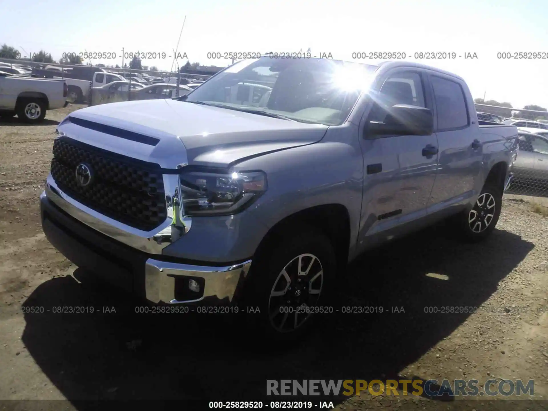 2 Photograph of a damaged car 5TFDY5F13KX848083 TOYOTA TUNDRA 2019