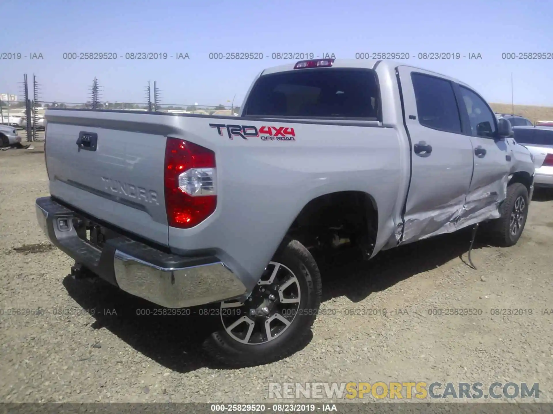 4 Photograph of a damaged car 5TFDY5F13KX848083 TOYOTA TUNDRA 2019