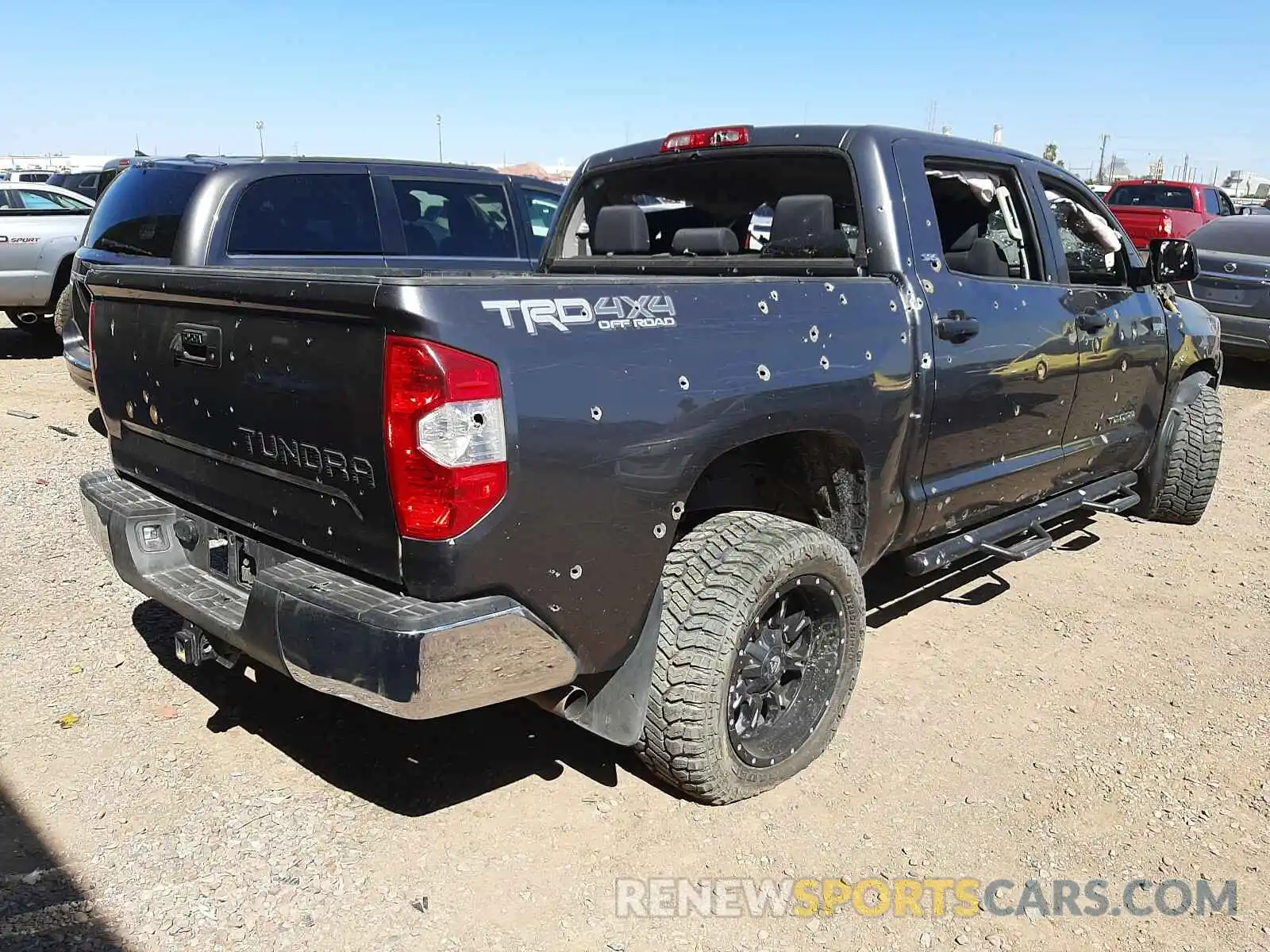 4 Photograph of a damaged car 5TFDY5F13KX848746 TOYOTA TUNDRA 2019