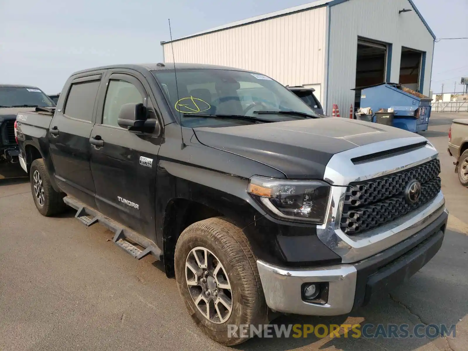 1 Photograph of a damaged car 5TFDY5F13KX849542 TOYOTA TUNDRA 2019