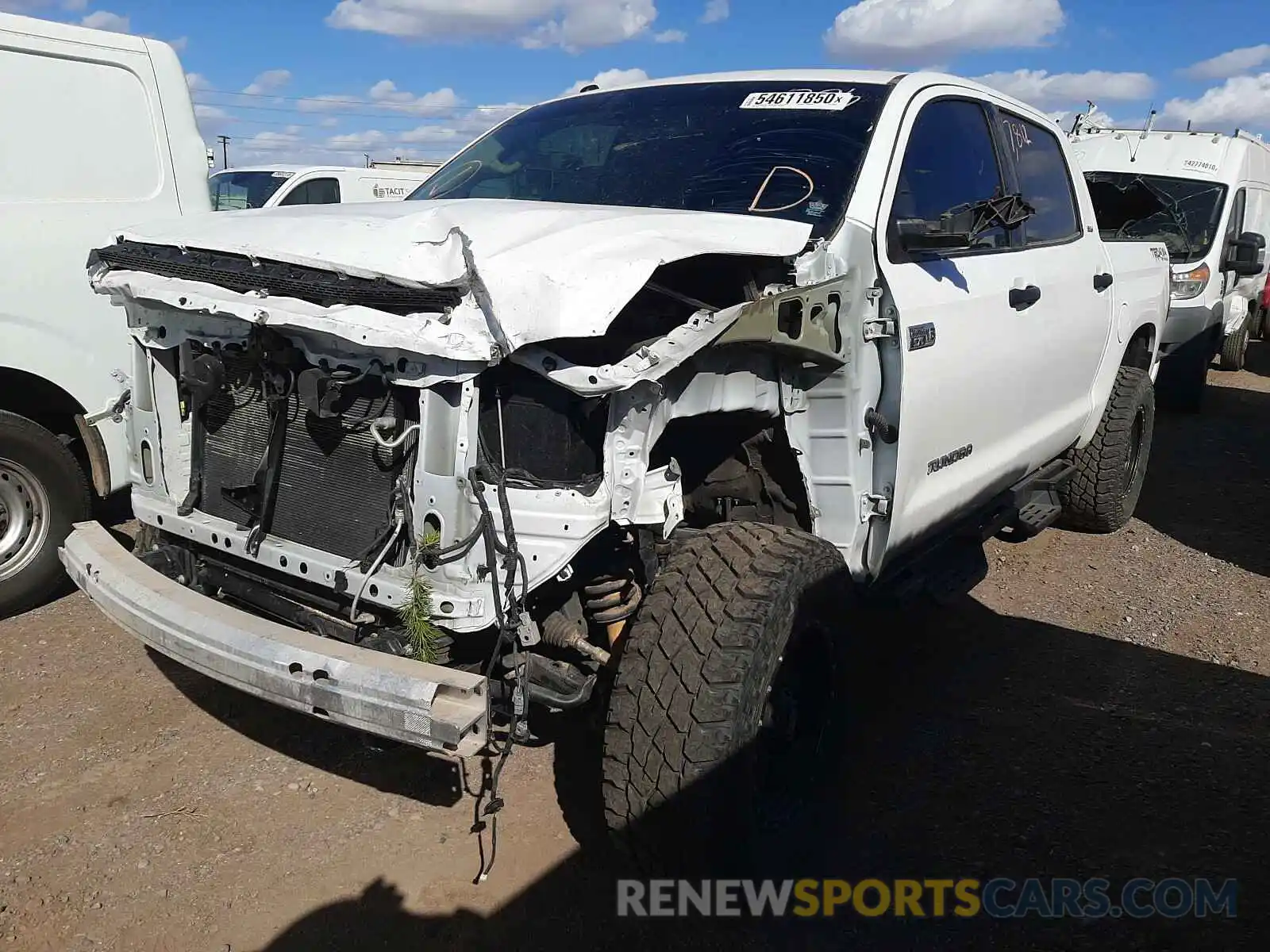 2 Photograph of a damaged car 5TFDY5F13KX865756 TOYOTA TUNDRA 2019