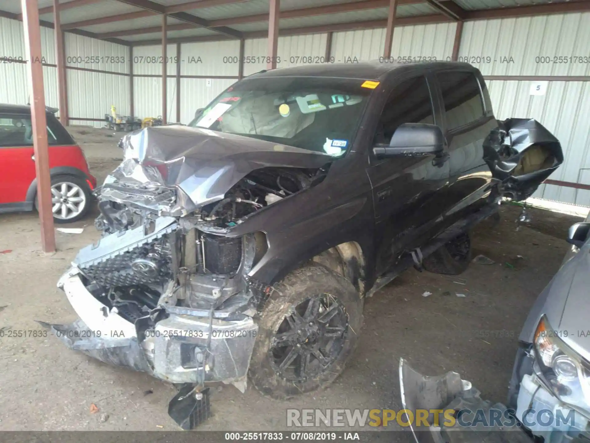 2 Photograph of a damaged car 5TFDY5F14KX782112 TOYOTA TUNDRA 2019