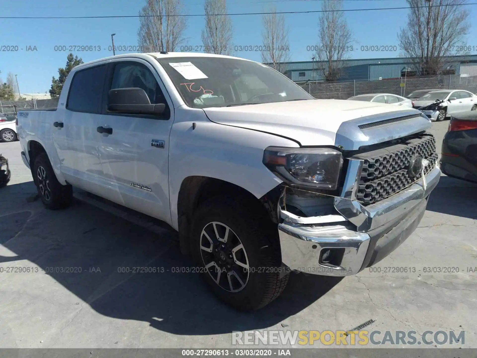 1 Photograph of a damaged car 5TFDY5F14KX788492 TOYOTA TUNDRA 2019