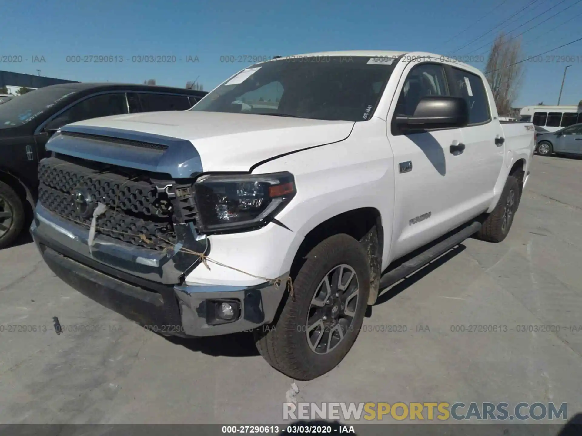 2 Photograph of a damaged car 5TFDY5F14KX788492 TOYOTA TUNDRA 2019