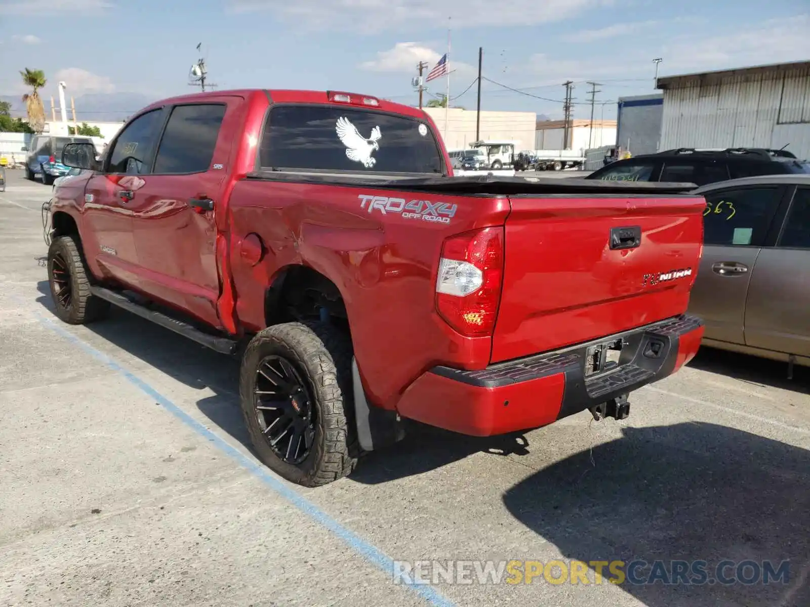 3 Photograph of a damaged car 5TFDY5F14KX794180 TOYOTA TUNDRA 2019