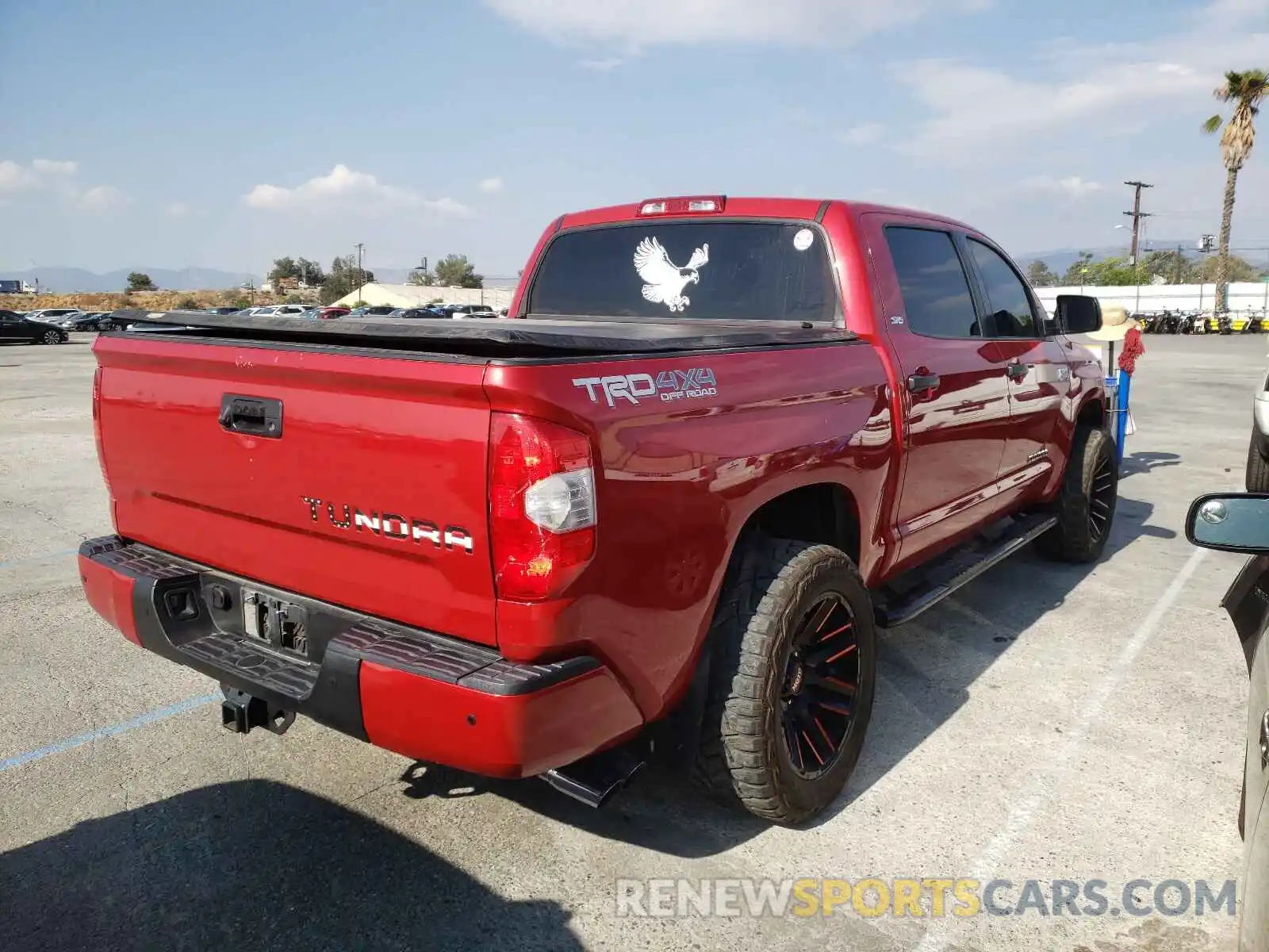 4 Photograph of a damaged car 5TFDY5F14KX794180 TOYOTA TUNDRA 2019