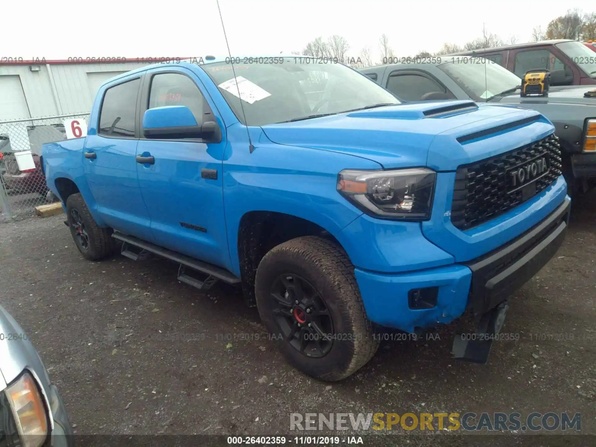 1 Photograph of a damaged car 5TFDY5F14KX796219 TOYOTA TUNDRA 2019