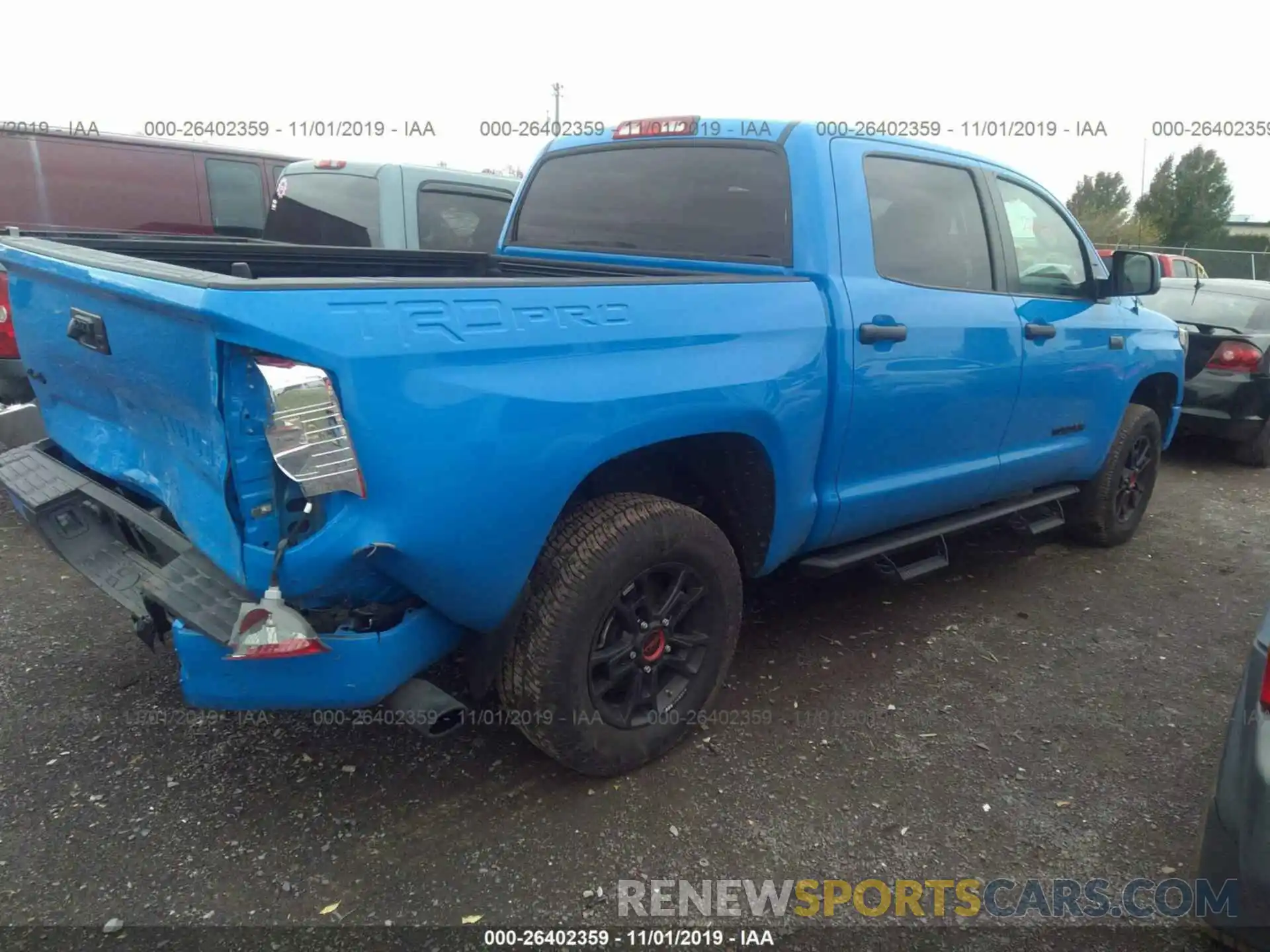 4 Photograph of a damaged car 5TFDY5F14KX796219 TOYOTA TUNDRA 2019