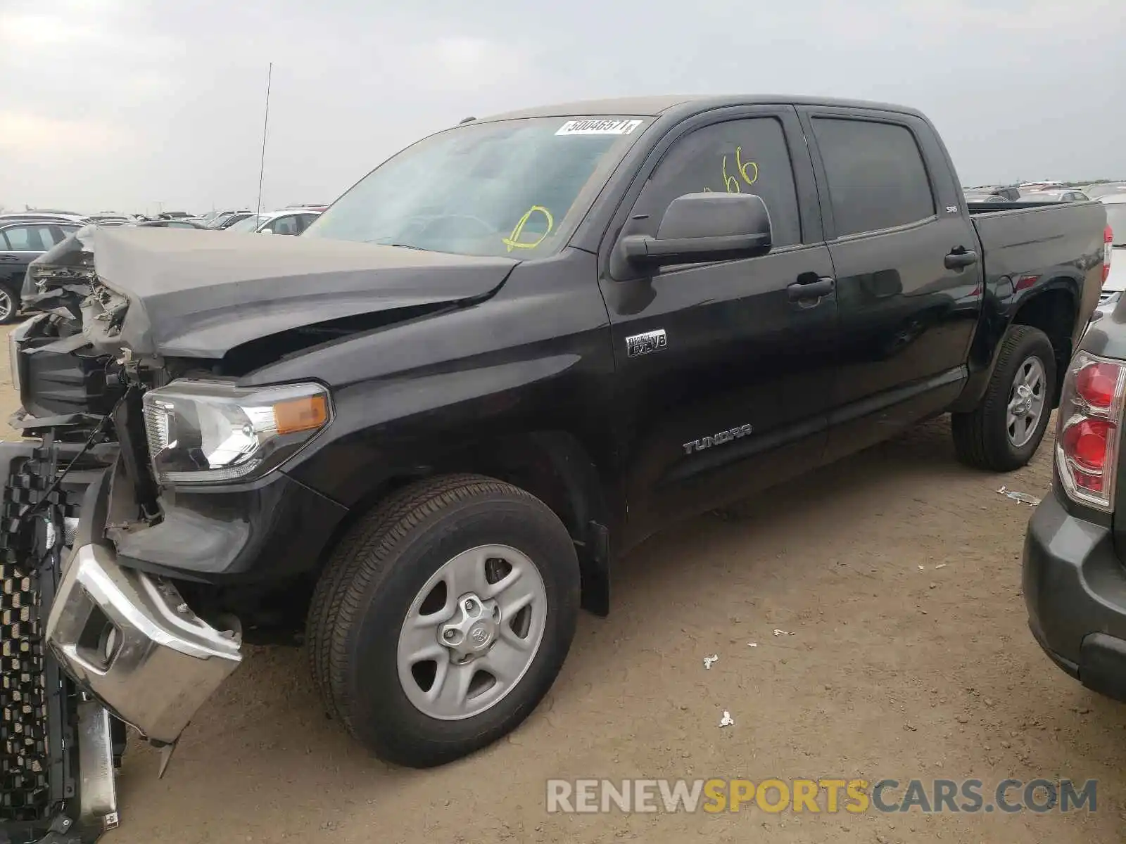 2 Photograph of a damaged car 5TFDY5F14KX824407 TOYOTA TUNDRA 2019