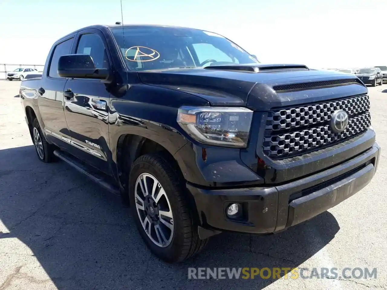 1 Photograph of a damaged car 5TFDY5F14KX827193 TOYOTA TUNDRA 2019