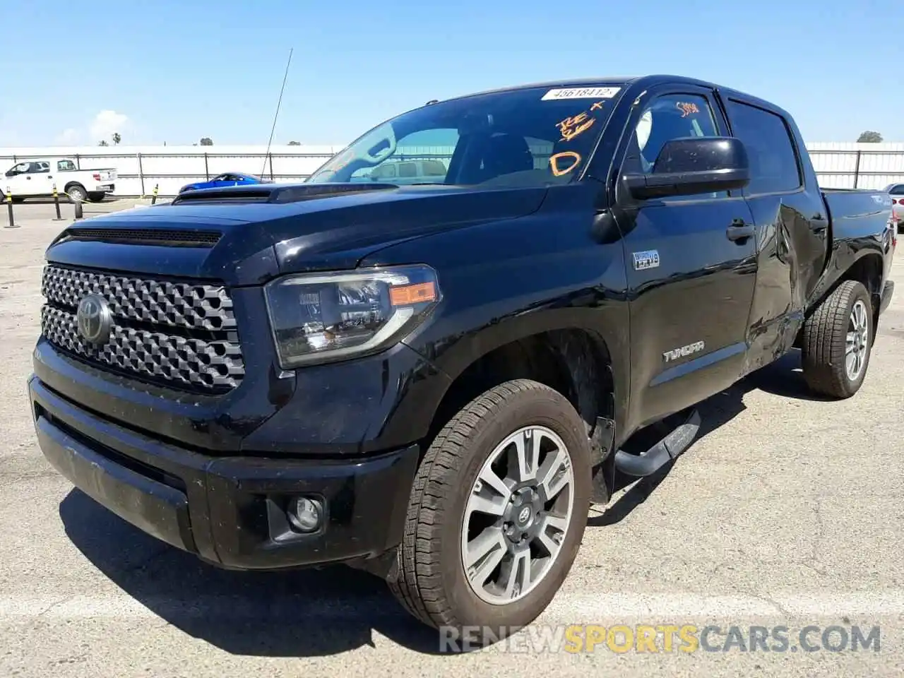 2 Photograph of a damaged car 5TFDY5F14KX827193 TOYOTA TUNDRA 2019