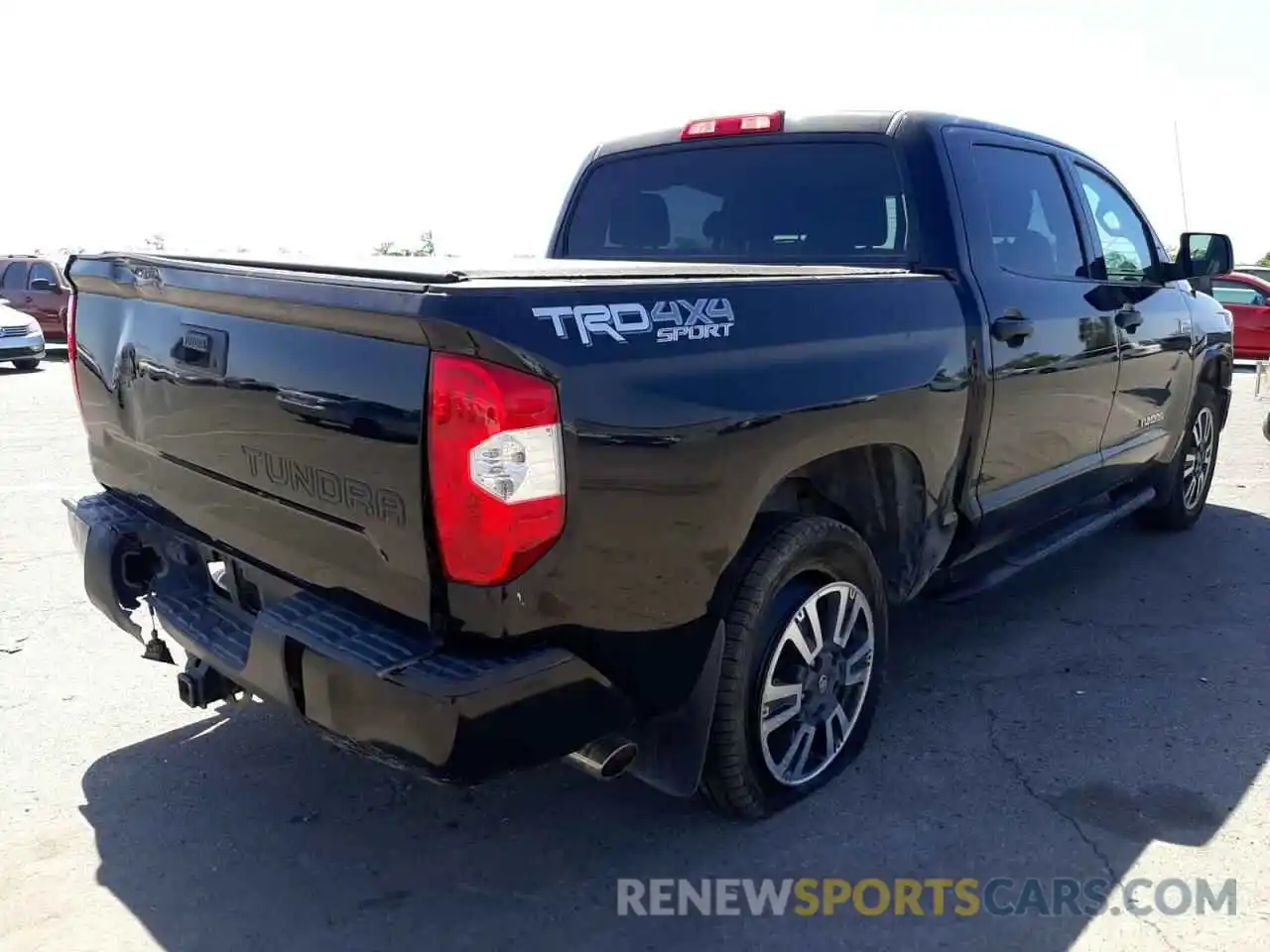 4 Photograph of a damaged car 5TFDY5F14KX827193 TOYOTA TUNDRA 2019