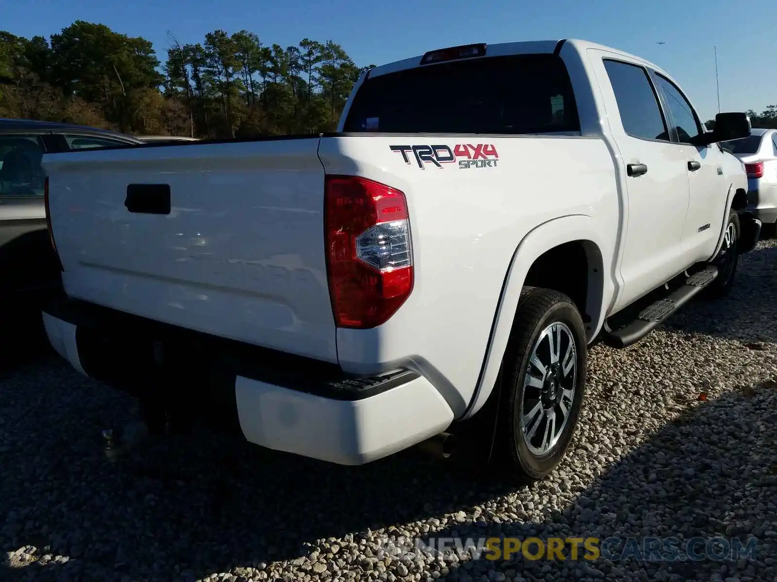 4 Photograph of a damaged car 5TFDY5F14KX841384 TOYOTA TUNDRA 2019