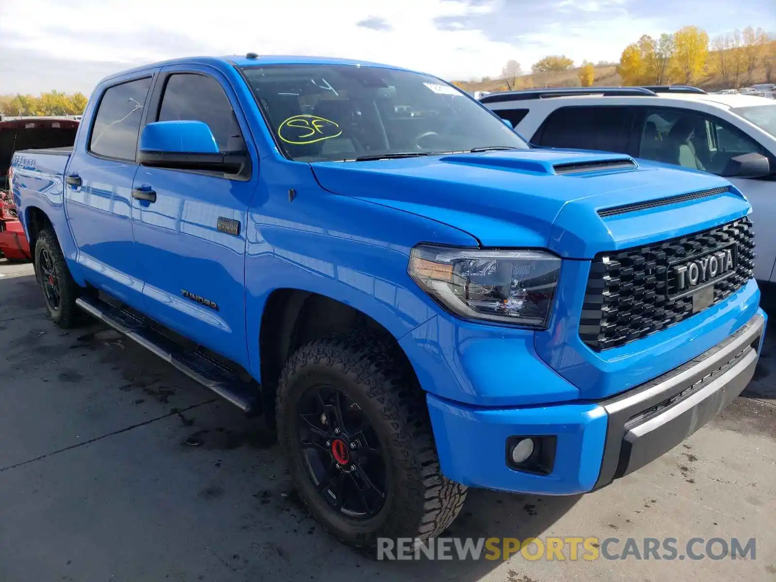 1 Photograph of a damaged car 5TFDY5F14KX860632 TOYOTA TUNDRA 2019