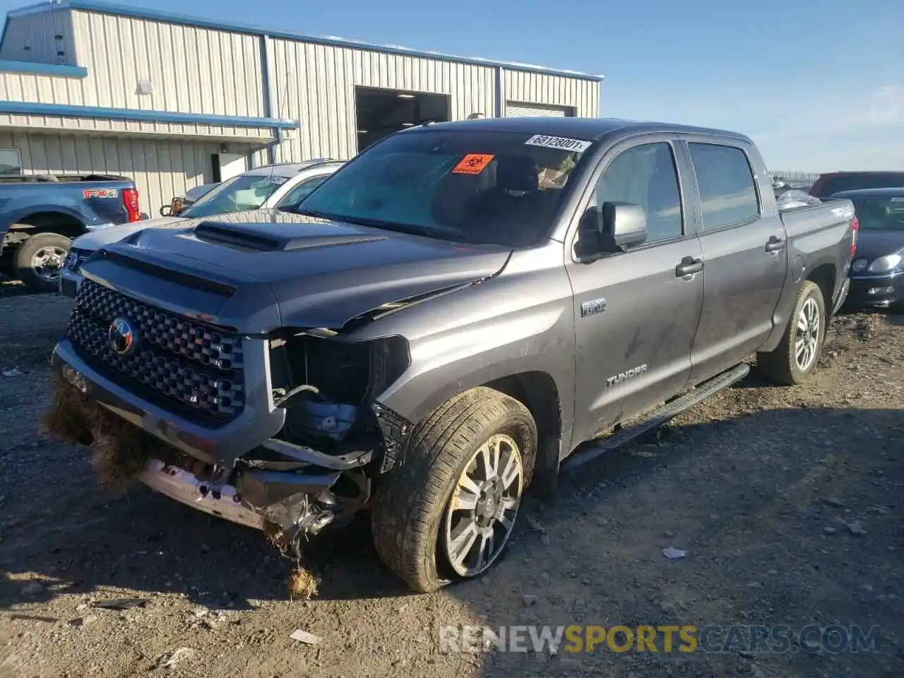 2 Photograph of a damaged car 5TFDY5F15KX784242 TOYOTA TUNDRA 2019