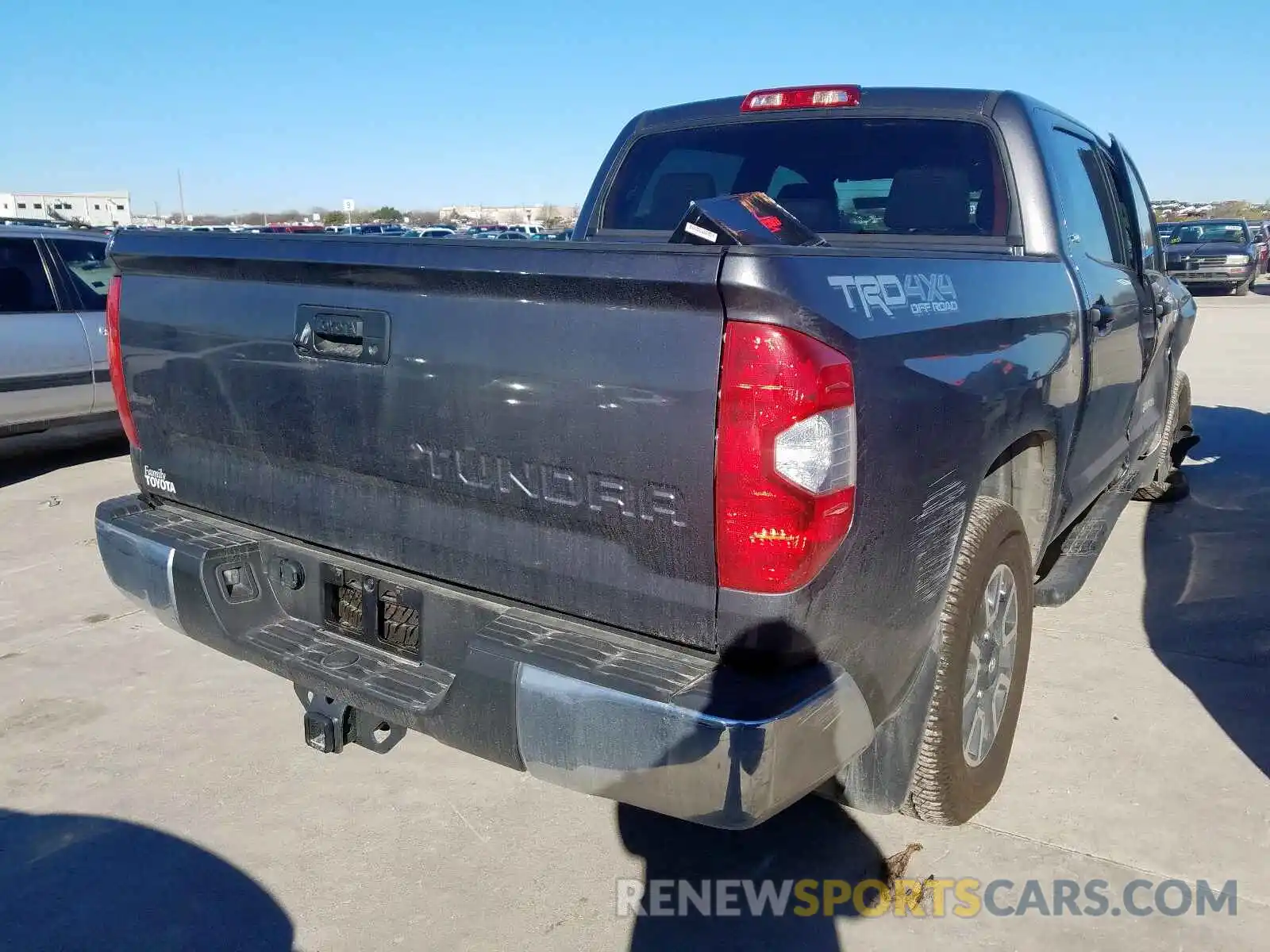 4 Photograph of a damaged car 5TFDY5F15KX797606 TOYOTA TUNDRA 2019