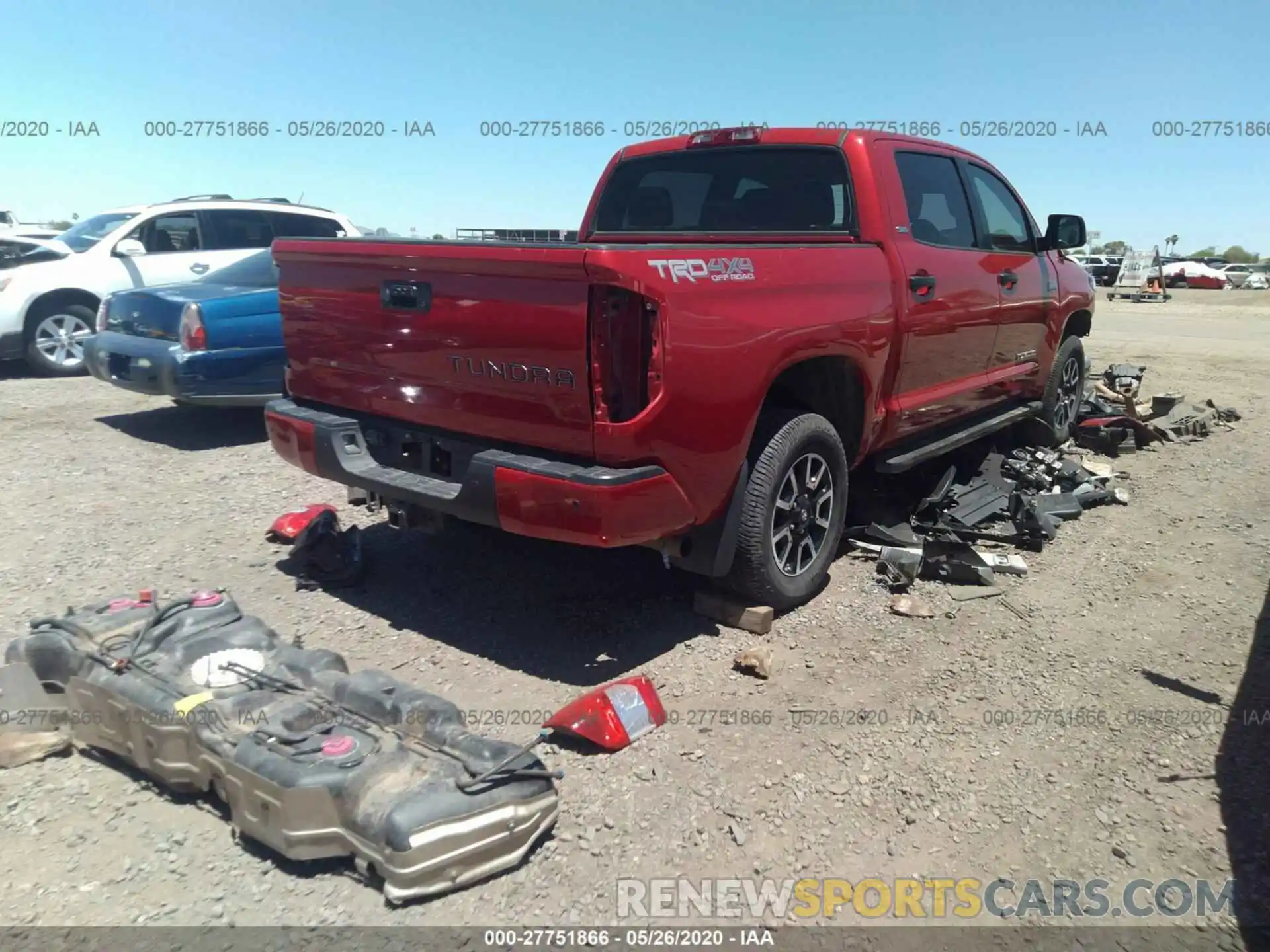 4 Photograph of a damaged car 5TFDY5F15KX803842 TOYOTA TUNDRA 2019