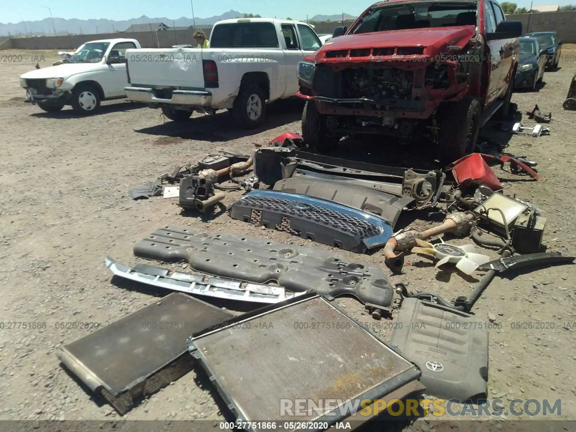 6 Photograph of a damaged car 5TFDY5F15KX803842 TOYOTA TUNDRA 2019