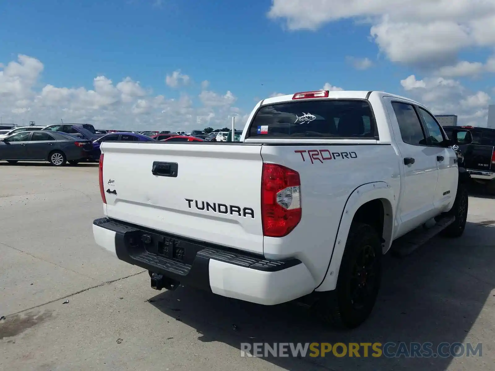 4 Photograph of a damaged car 5TFDY5F15KX806935 TOYOTA TUNDRA 2019