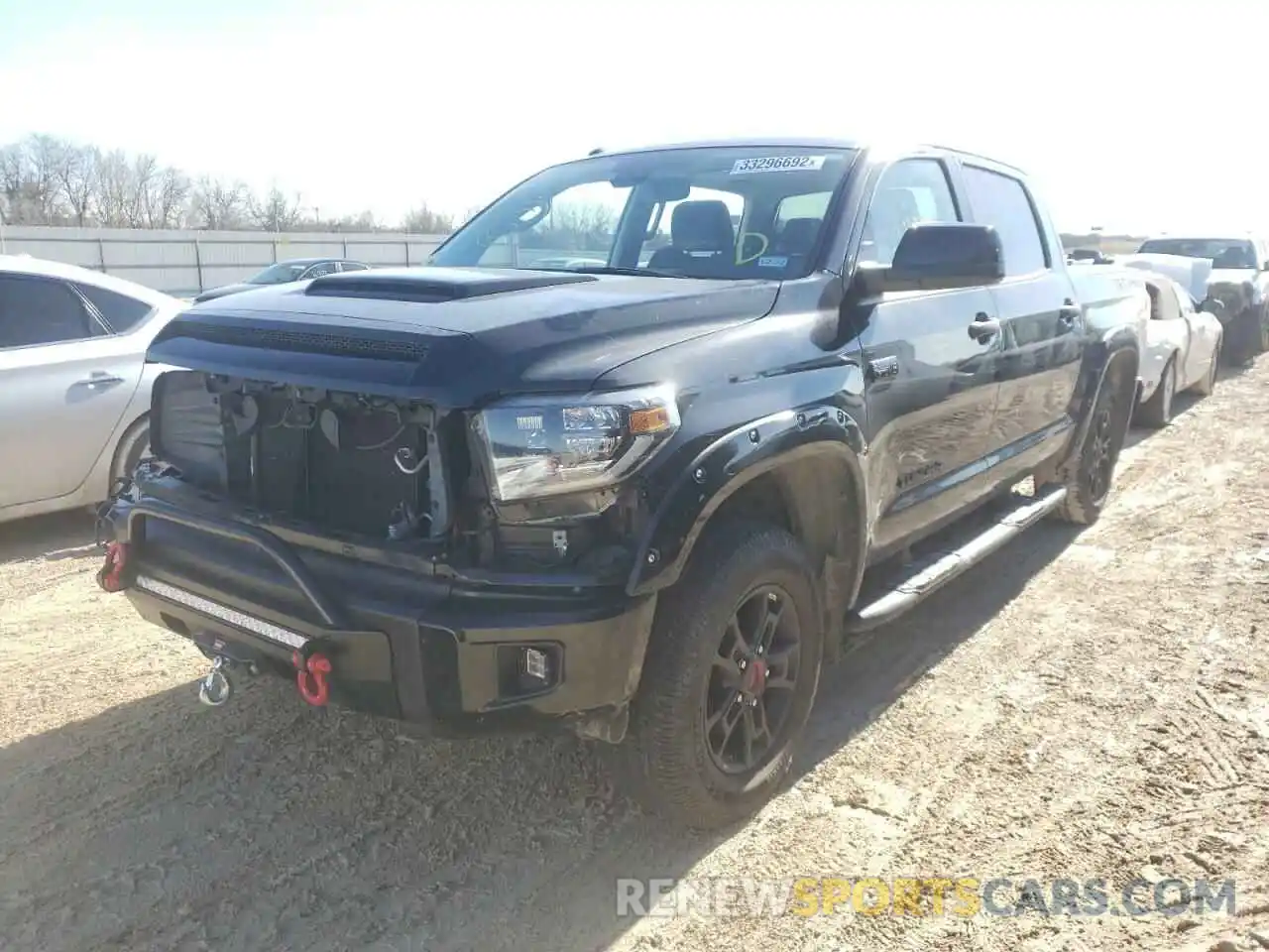 2 Photograph of a damaged car 5TFDY5F15KX808605 TOYOTA TUNDRA 2019