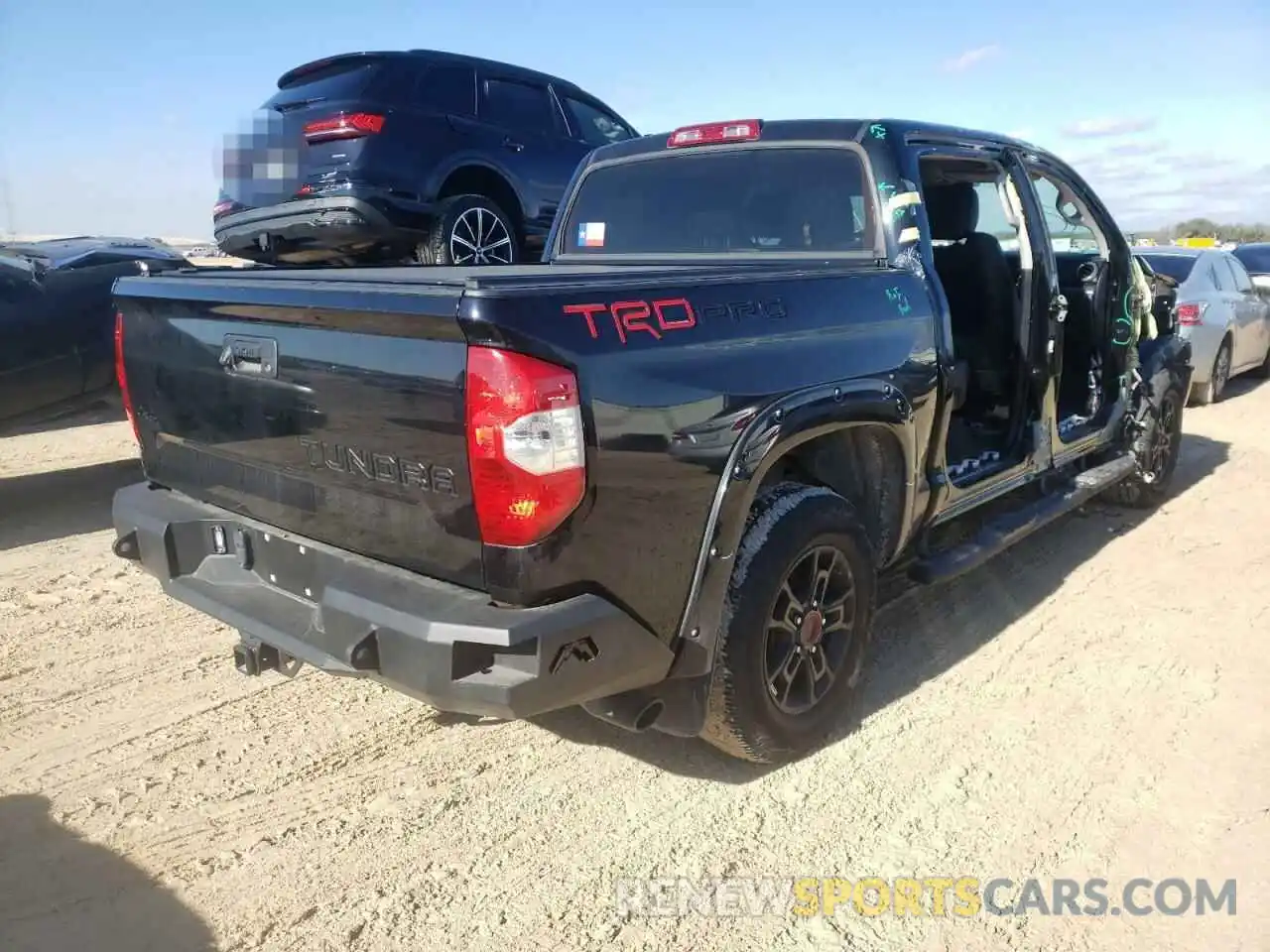 4 Photograph of a damaged car 5TFDY5F15KX808605 TOYOTA TUNDRA 2019