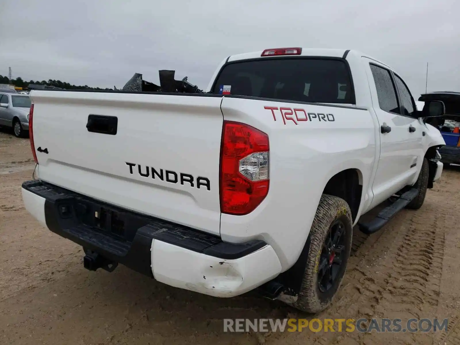 4 Фотография поврежденного автомобиля 5TFDY5F15KX818602 TOYOTA TUNDRA 2019