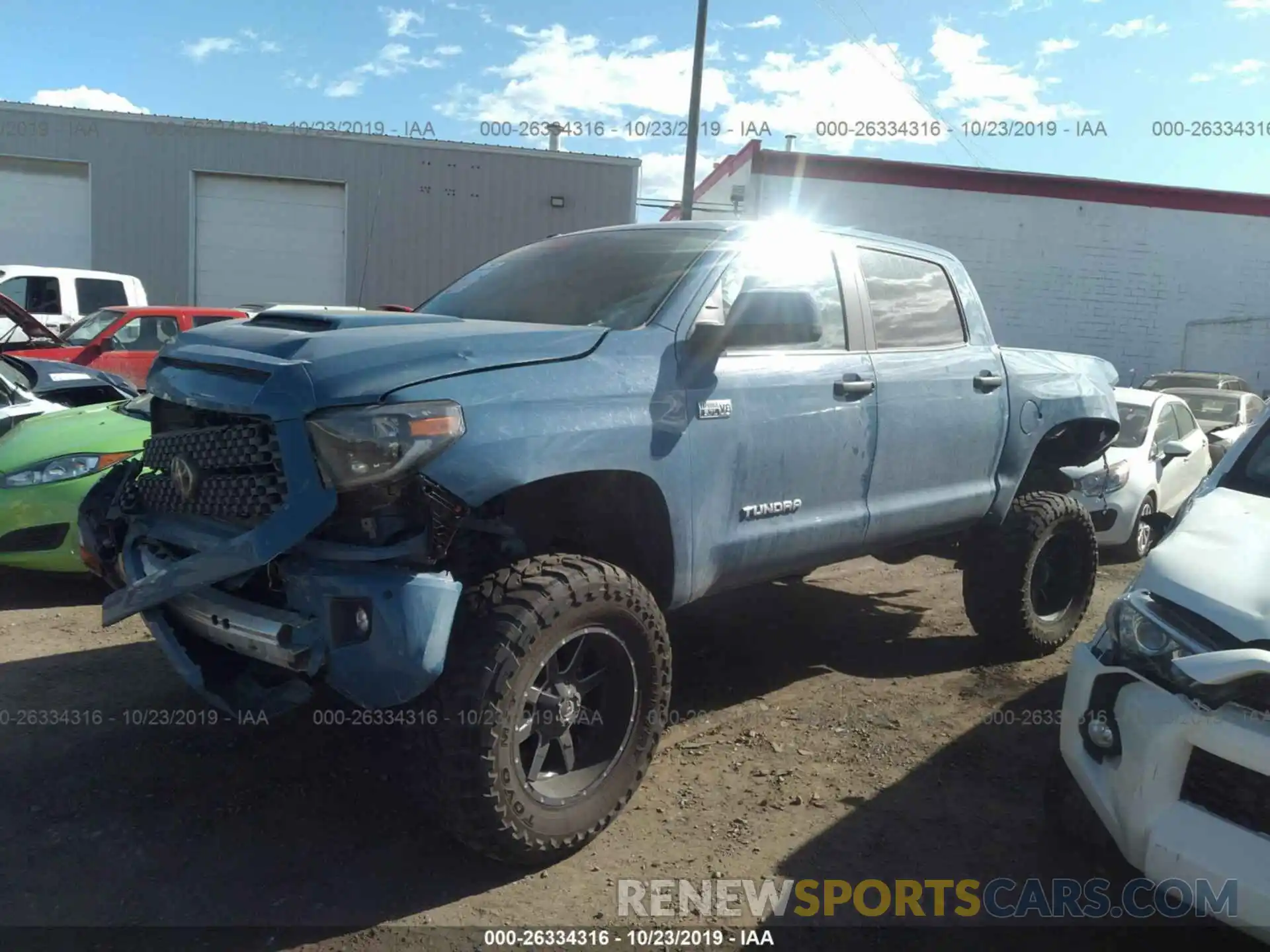 2 Photograph of a damaged car 5TFDY5F15KX826344 TOYOTA TUNDRA 2019