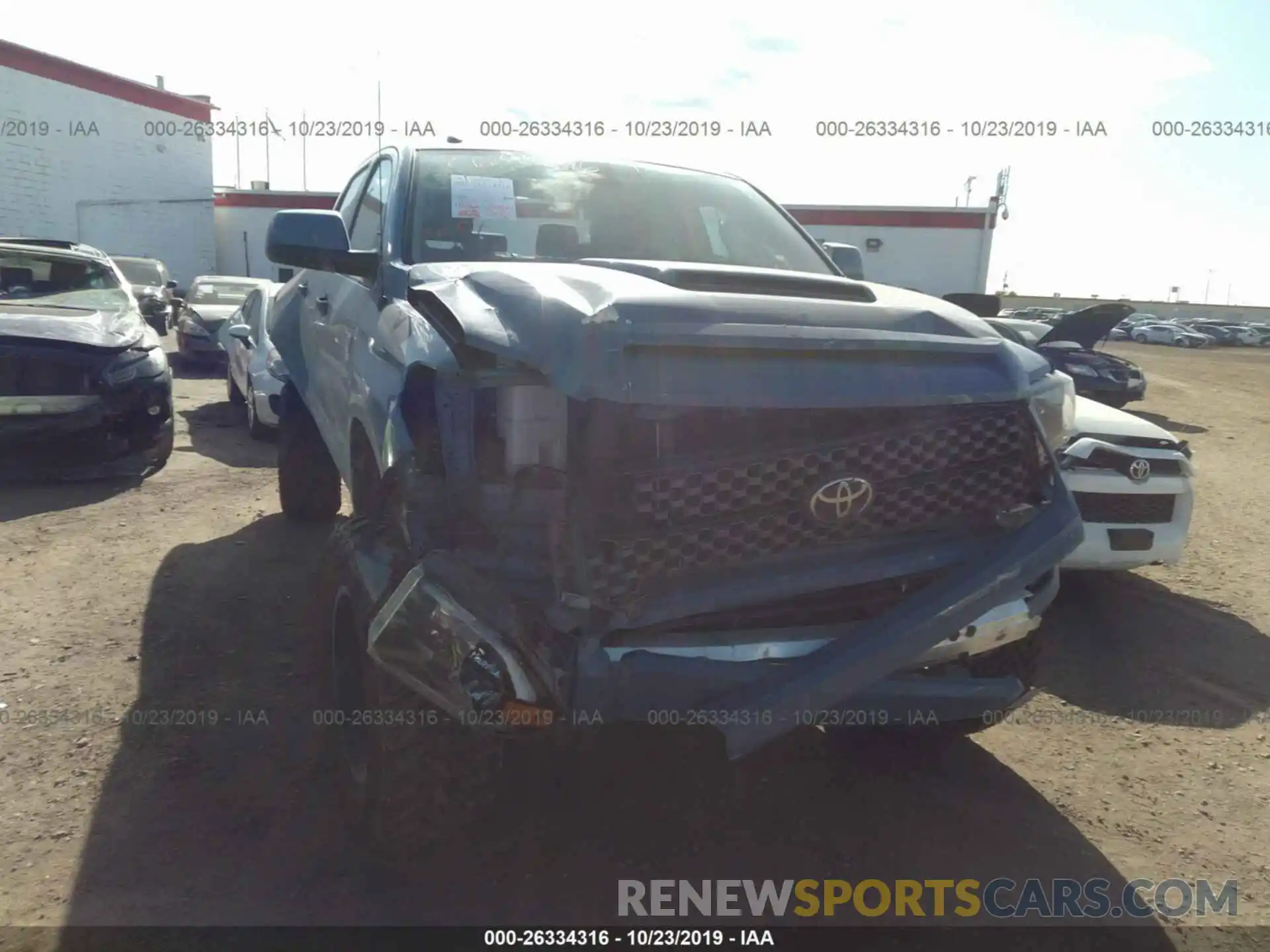 6 Photograph of a damaged car 5TFDY5F15KX826344 TOYOTA TUNDRA 2019