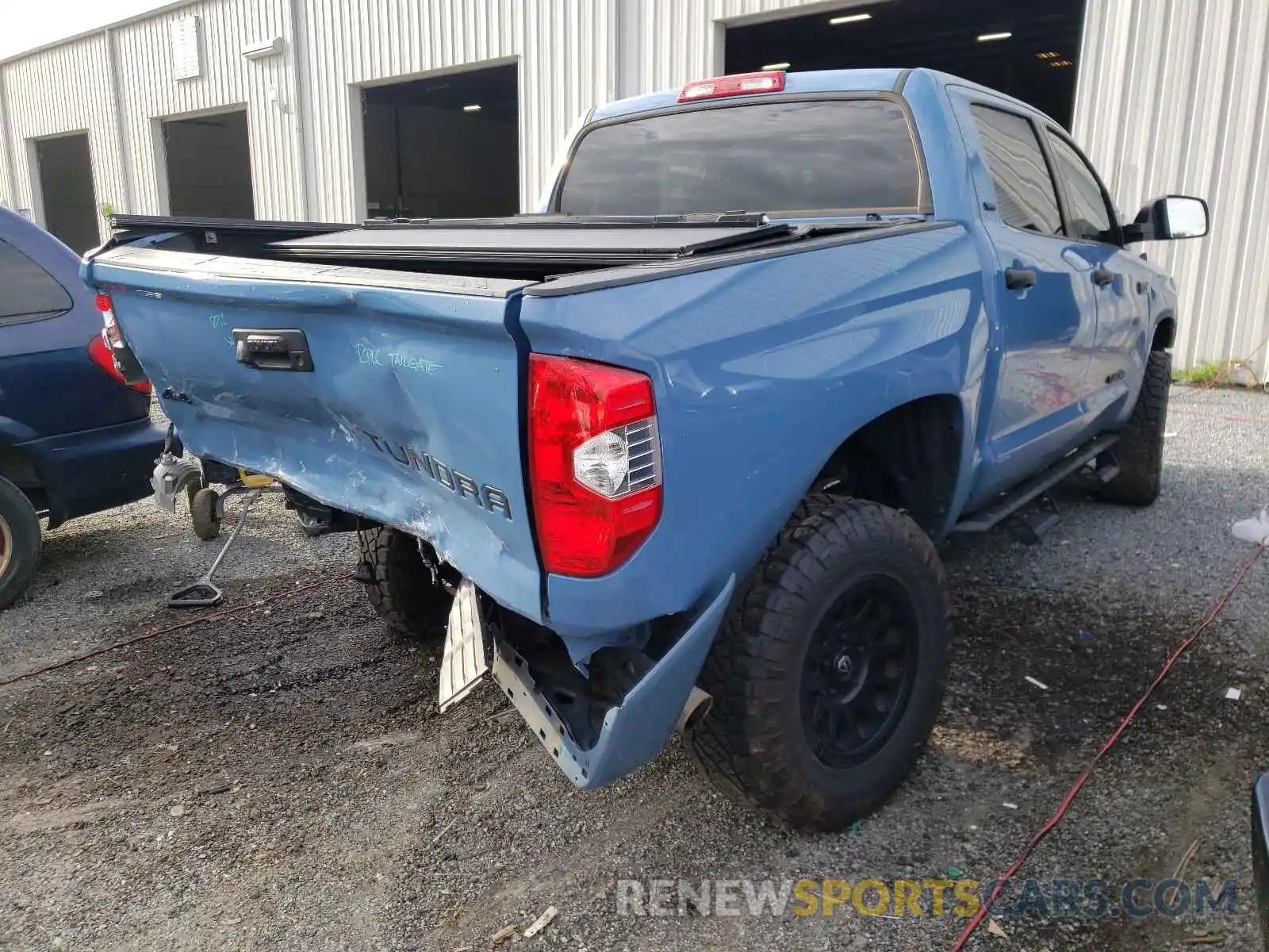 4 Photograph of a damaged car 5TFDY5F15KX835948 TOYOTA TUNDRA 2019