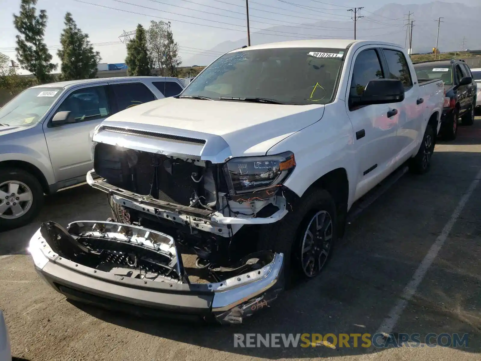 2 Photograph of a damaged car 5TFDY5F15KX859683 TOYOTA TUNDRA 2019