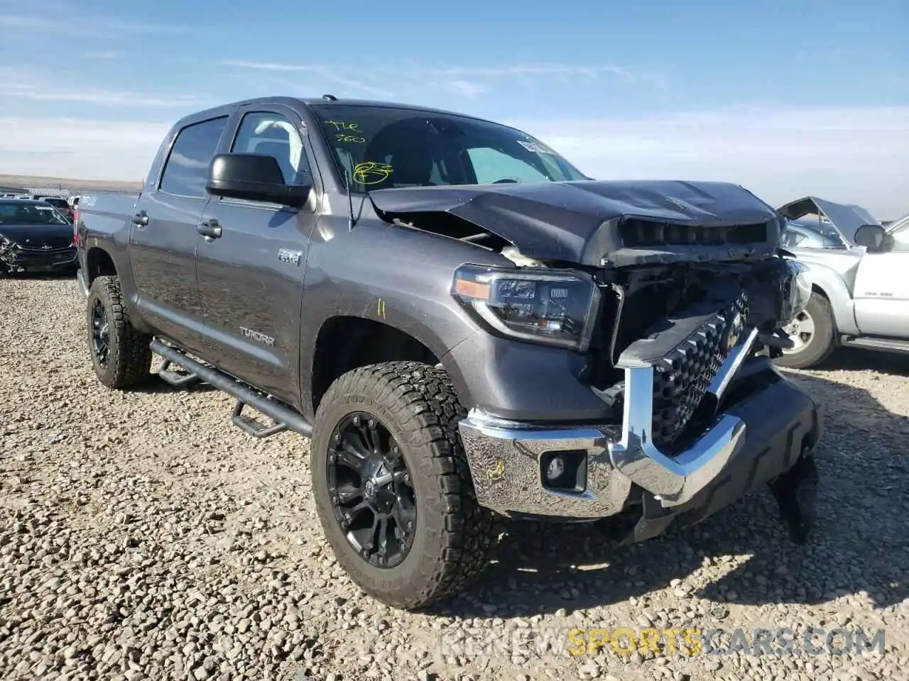 1 Photograph of a damaged car 5TFDY5F15KX867623 TOYOTA TUNDRA 2019