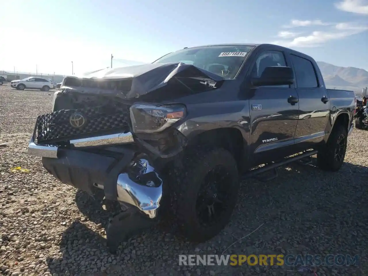 2 Photograph of a damaged car 5TFDY5F15KX867623 TOYOTA TUNDRA 2019