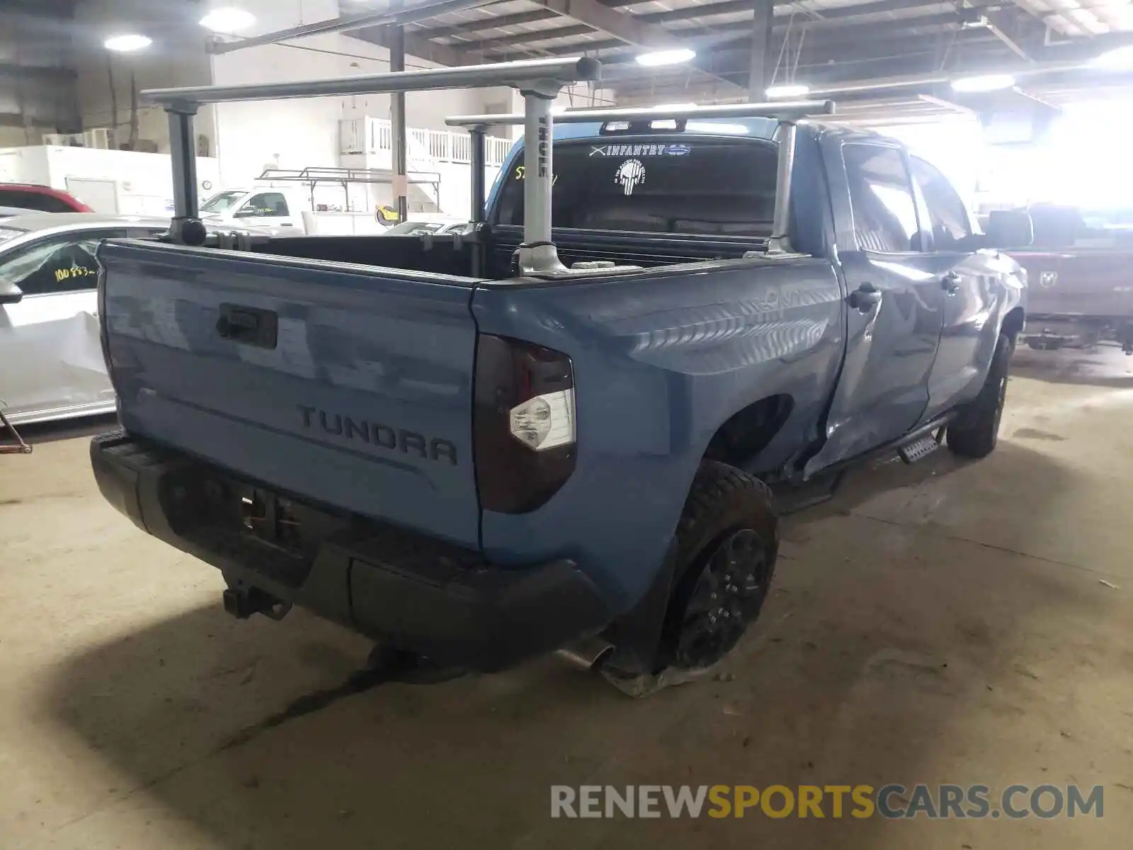 4 Photograph of a damaged car 5TFDY5F16KX779163 TOYOTA TUNDRA 2019