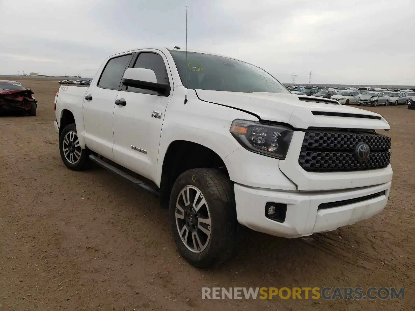 1 Photograph of a damaged car 5TFDY5F16KX783228 TOYOTA TUNDRA 2019