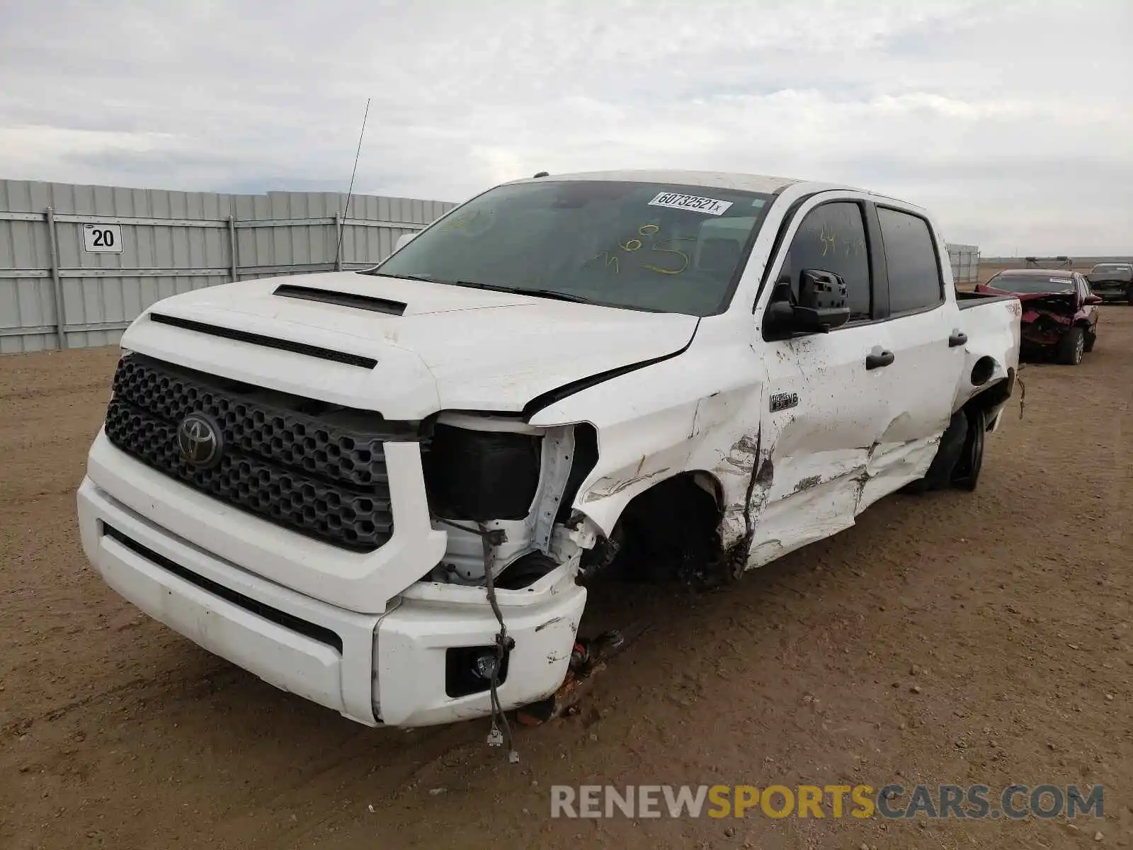 2 Photograph of a damaged car 5TFDY5F16KX783228 TOYOTA TUNDRA 2019