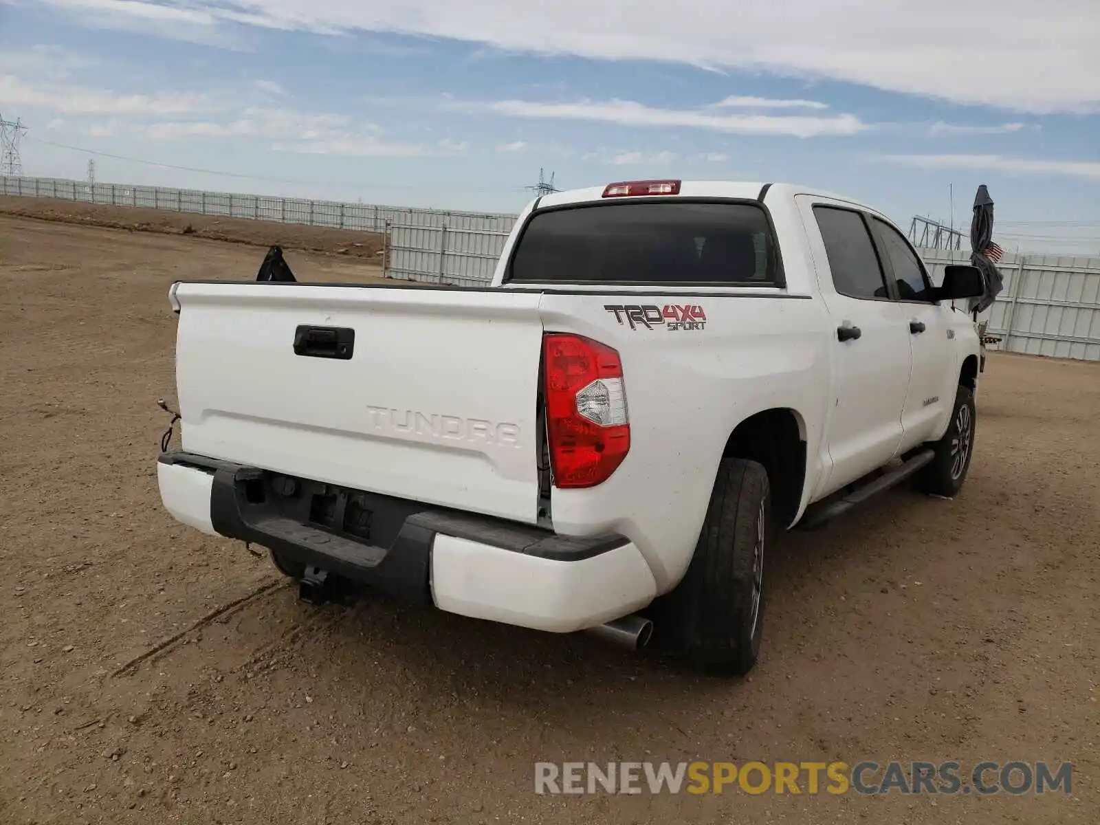 4 Photograph of a damaged car 5TFDY5F16KX783228 TOYOTA TUNDRA 2019