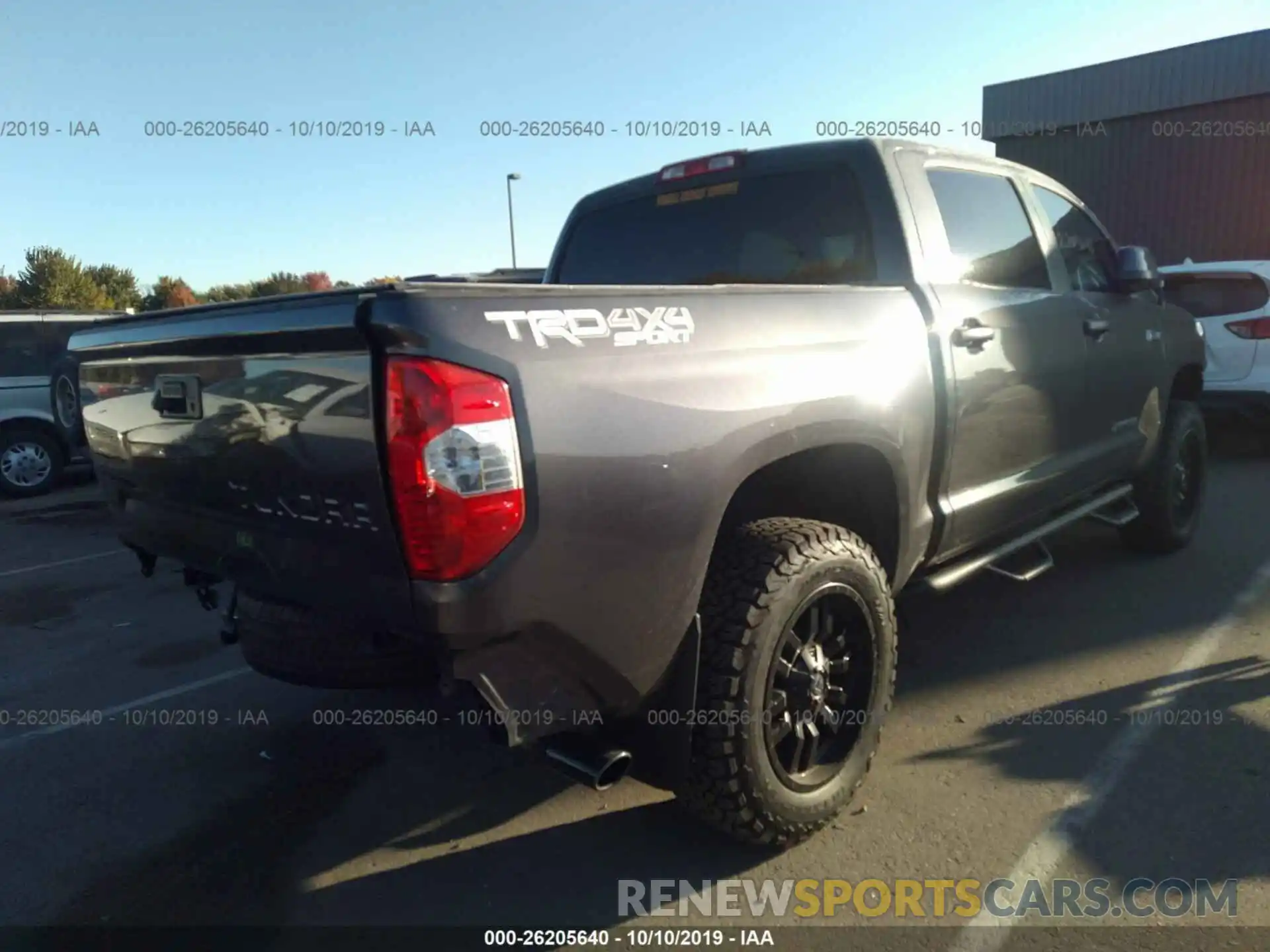 4 Photograph of a damaged car 5TFDY5F16KX787814 TOYOTA TUNDRA 2019